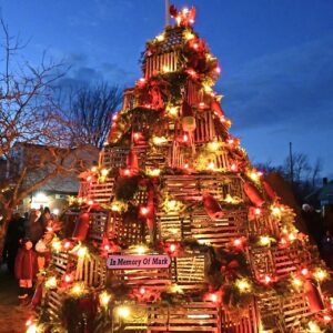 Cape Porpoise Lobster Trap Tree Lighting